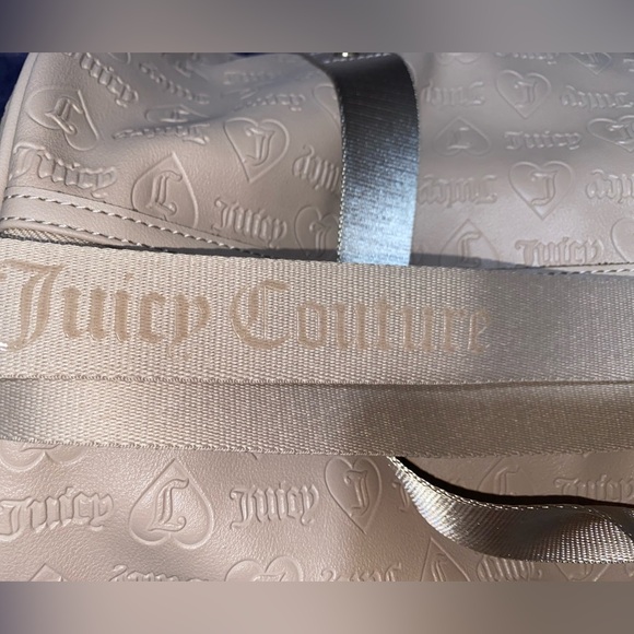 BNWT’s “Juicy Couture” Cafe Tan Gold Bestseller Rosie Weekender Duffle Bag Tote - Picture 15 of 17